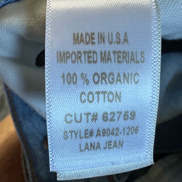 Agolde Lana Slice Jeans Size 25 - Picture 7 of 8